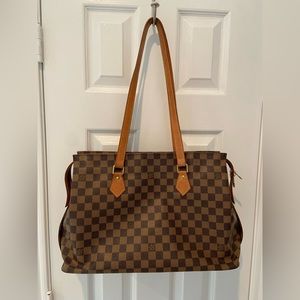 Louis Vuitton Columbine Ebene Damier 100th Anniversary Shoulder/Tote Bag
